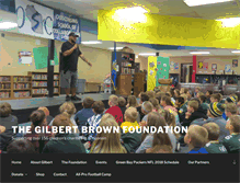 Tablet Screenshot of gilbertbrownfoundation.org